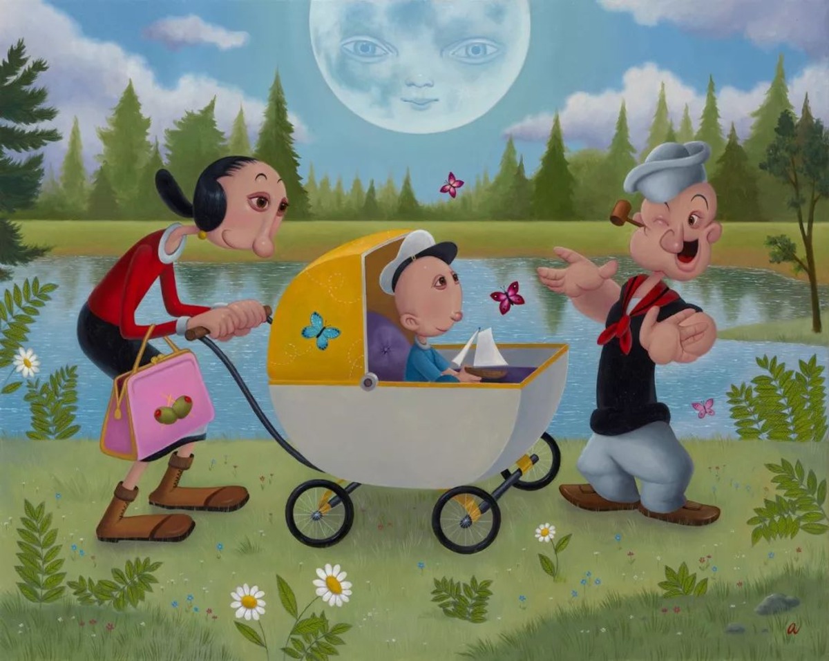 走进POPEYE 90TH 大力水手潮流艺术原作特展