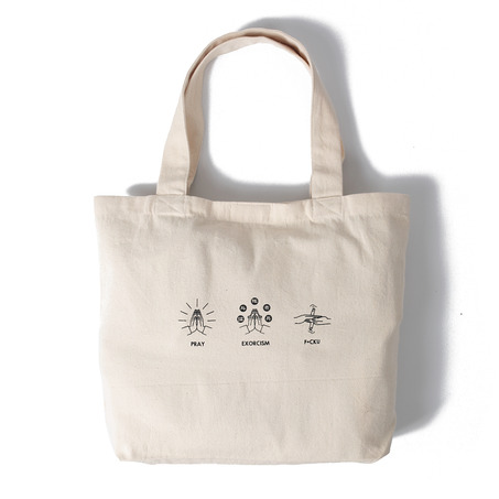 “轻狂的手势”教学搞怪插画珠帆帆布包