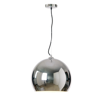 PENDANT LAMP AXEL BALL Ø40 CM SHINY CHROME