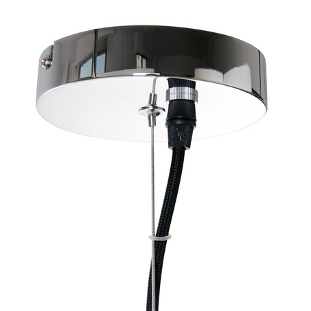 PENDANT LAMP AXEL BALL Ø40 CM SHINY CHROME-3
