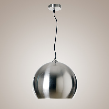 PENDANT LAMP AXEL BALL Ø40 CM NICKEL SATIN-1