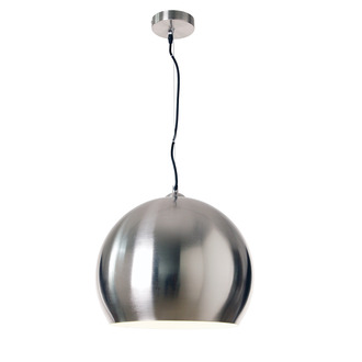 PENDANT LAMP AXEL BALL Ø40 CM NICKEL SATIN