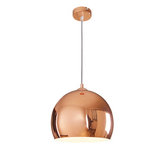 PENDANT LAMP AXEL BALL Ø30 CM SHINY COPPER