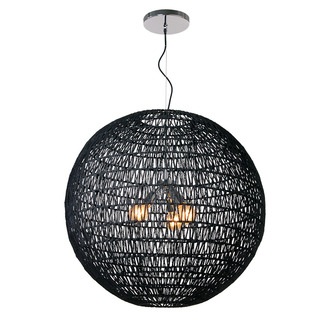 PENDANT LAMP LUCA Ø80 CM BLACK
