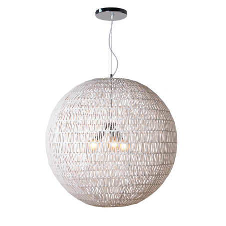 PENDANT LAMP LUCA Ø80 CM WHITE-5