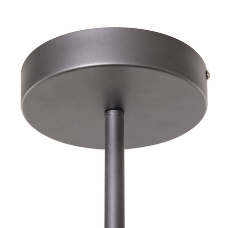 PENDANT LAMP LAURENZO 8 LIGHTS GREY + FUME COLORED GLASS-5