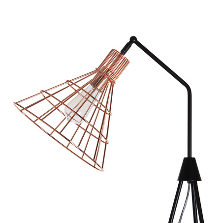 FLOOR LAMP LINA SHINY COPPER-2
