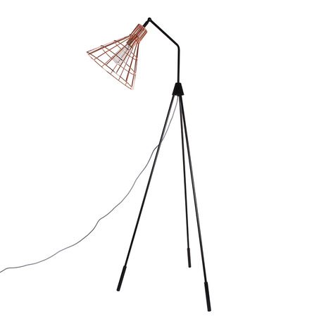 FLOOR LAMP LINA SHINY COPPER