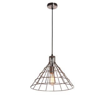 PENDANT LAMP LINA 40 CM NICKEL SATIN