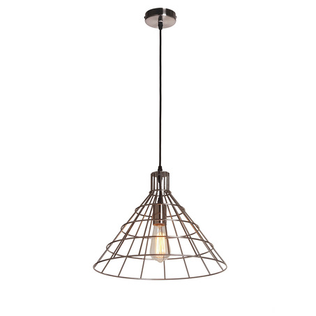 PENDANT LAMP LINA 40 CM NICKEL SATIN