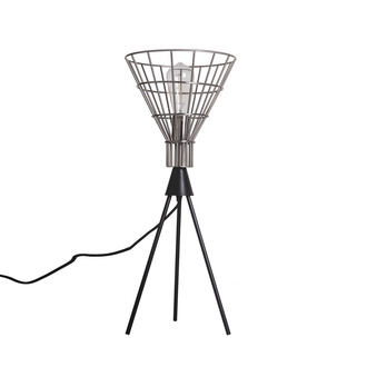 TAFELLAMP LINA NICKEL SATIN