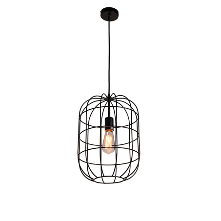 PENDANT LAMP OLAF 30 CM MATT BLACK-5