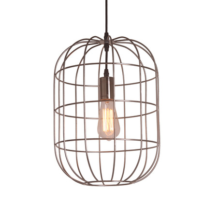 PENDANT LAMP OLAF 30 CM NICKEL SATIN-2