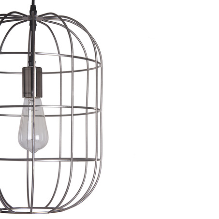 PENDANT LAMP OLAF 30 CM NICKEL SATIN-5