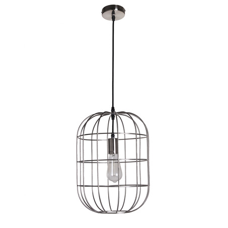 PENDANT LAMP OLAF 30 CM NICKEL SATIN-7
