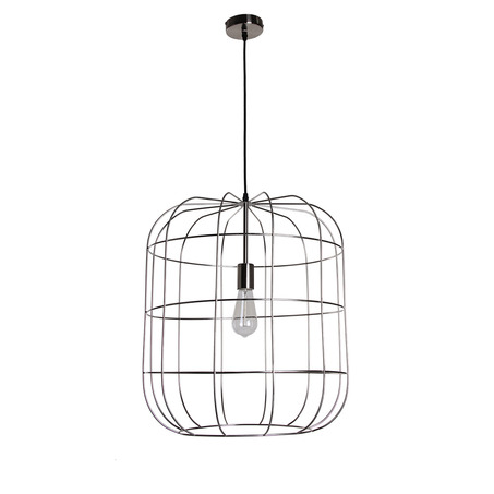 PENDANT LAMP OLAF 50 CM NICKEL SATIN