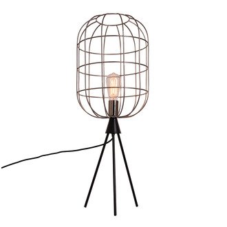 TABLE LAMP OLAF NICKEL SATIN