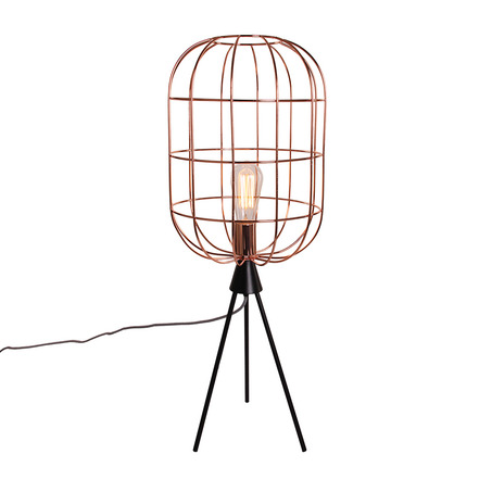 TABLE LAMP OLAF SHINY COPPER