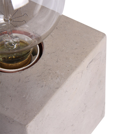 TABLE LAMP SWEDEN SQUARE 10X10 CM CEMENT-1