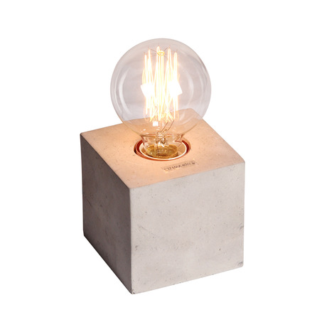 TABLE LAMP SWEDEN SQUARE 10X10 CM CEMENT-4