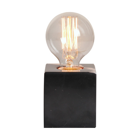 TABLE LAMP SWEDEN SQUARE 8.5X8.5 CM MARBLE BLACK