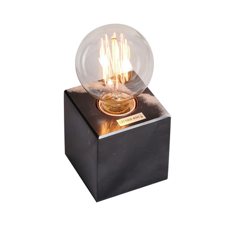 TABLE LAMP SWEDEN SQUARE 8.5X8.5 CM MARBLE BLACK-2