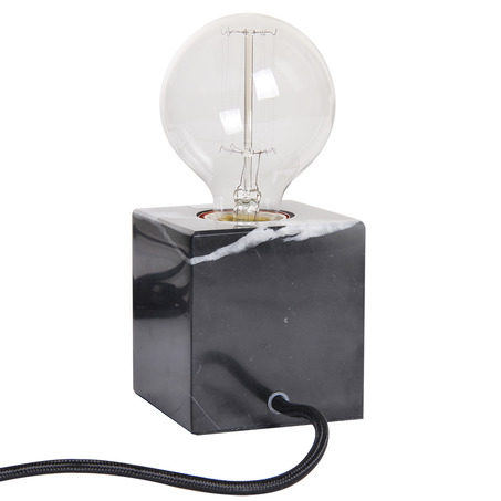 TABLE LAMP SWEDEN SQUARE 8.5X8.5 CM MARBLE BLACK-4