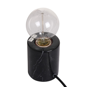 TABLE LAMP SWEDEN ROUND Ø7.5 CM MARBLE BLACK