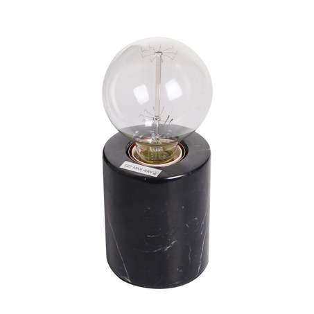 TABLE LAMP SWEDEN ROUND Ø7.5 CM MARBLE BLACK-3