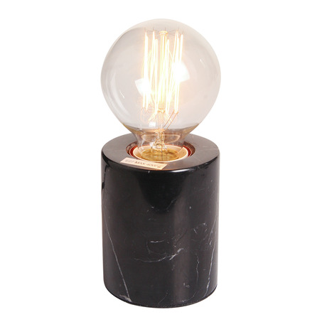 TABLE LAMP SWEDEN ROUND Ø7.5 CM MARBLE BLACK-2
