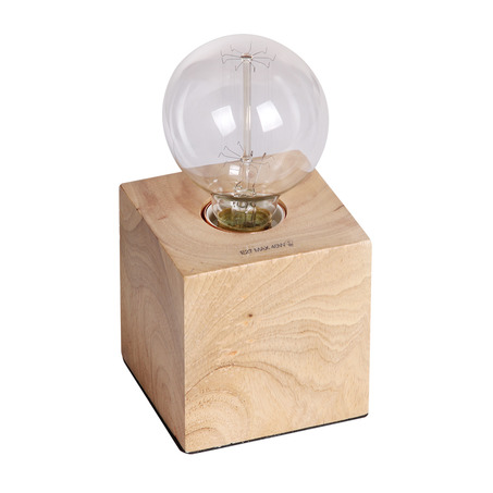TABLE LAMP SWEDEN SQUARE 9.5X9.5 CM WOOD-5