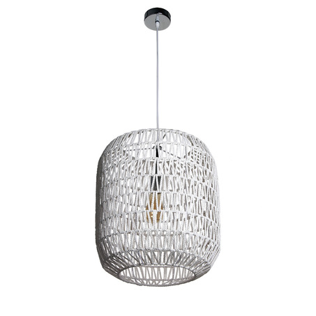 PENDANT LAMP LORI 40 CM WHITE-4