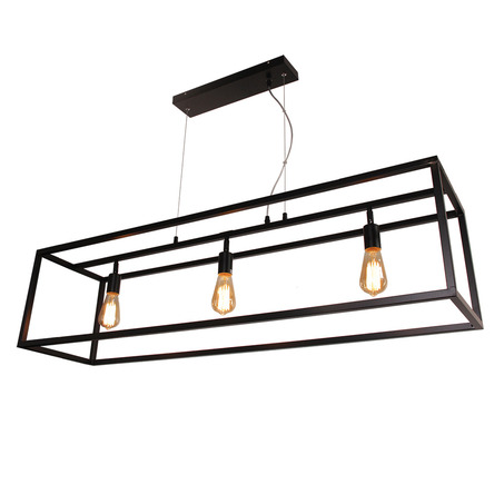 PENDANT LAMP SVEN 3 LIGHTS MATT BLACK-1