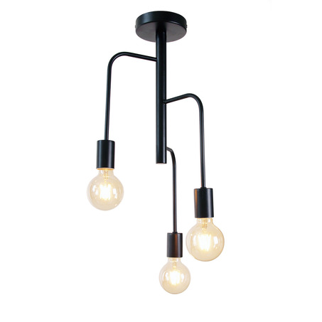 CEILING LAMP BJORN 3 LIGHTS BLACK-5