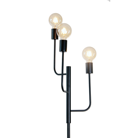FLOOR LAMP BJORN 3 LIGHTS BLACK-2