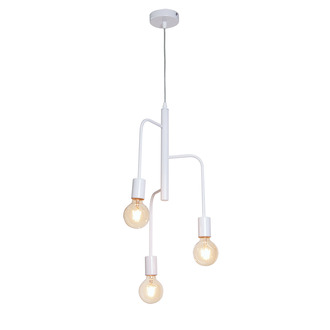PENDANT LAMP BJORN 3 LIGHTS WHITE