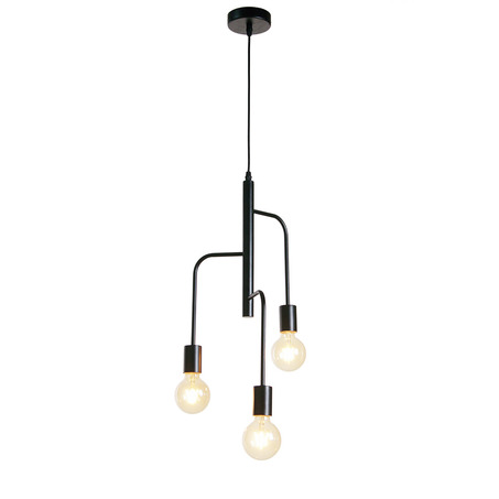 PENDANT LAMP BJORN 3 LIGHTS BLACK-2