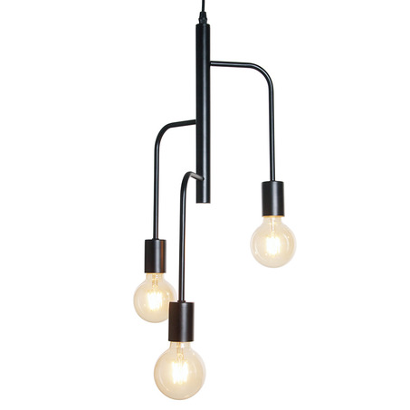 PENDANT LAMP BJORN 3 LIGHTS BLACK-5