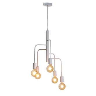 PENDANT LAMP BJORN 5 LIGHTS WHITE