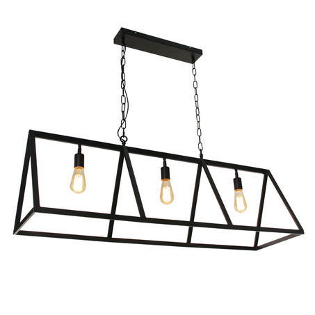 PENDANT LAMP VALERIO 3 LIGHTS BLACK-4