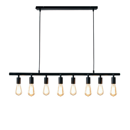 PENDANT LAMP SANTINO 8 LIGHTS BLACK-3