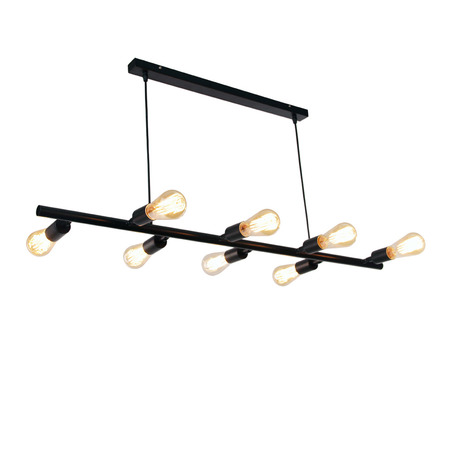 PENDANT LAMP SANTINO 8 LIGHTS BLACK-4