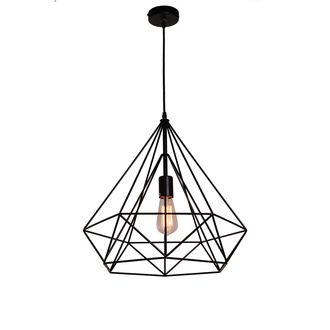PENDANT LAMP SCANDINAVIAN 50 CM MATT BLACK
