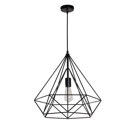PENDANT LAMP SCANDINAVIAN 50 CM MATT BLACK-4