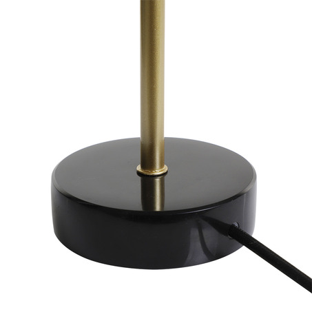 TABLE LAMP FINLAND Ø10 CM BLACK MARBLE + GOLD-3