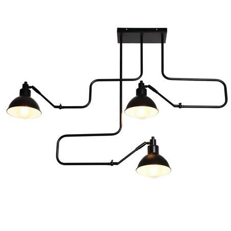 PENDANT LAMP AIDA 3 LIGHTS BLACK-3