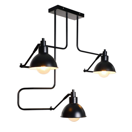PENDANT LAMP AIDA 3 LIGHTS BLACK-1