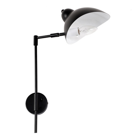 WALL LAMP AMBIENTA 1 LIGHT BLACK-6
