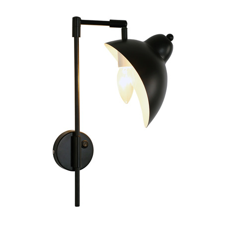 WALL LAMP AMBIENTA 1 LIGHT BLACK-10