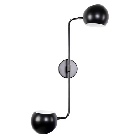 WALL LAMP BENEDETTO 2 LIGHTS BLACK-6